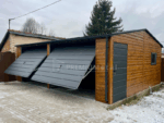 Plechová garáž PREMIUM 7m x 6m ID 9