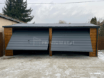 Plechová garáž PREMIUM 7m x 6m ID 9 – Obrázok 4