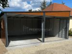 Plechová garáž PREMIUM 6m x 5,5m ID 10 – Obrázok 2