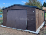 Plechová garáž PREMIUM 4,5m x 6m ID 11 – Obrázok 2