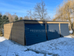 Plechová garáž PREMIUM 9m x 6m ID 12 – Obrázok 2
