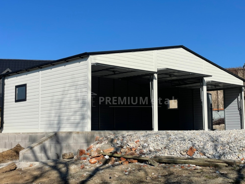 86.png PREMIUM plechová garáž 9m x 6m ID 26 – Obrázok 2